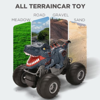 Doahurry Monster Truck auto na dálkové ovládání od 3 4 5 6 7 let, hračka dinosaura, RC auto Dino hračka na dálkové ovládání Mons